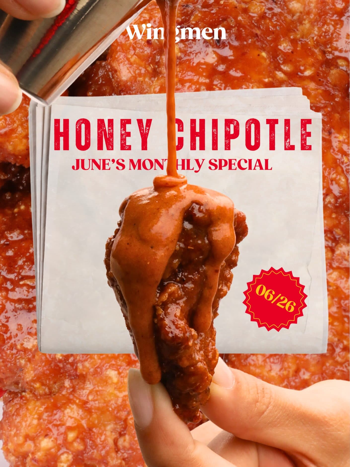 Honey Chipotle monthly wing special